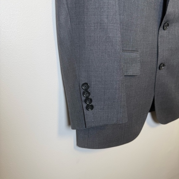 J.Crew Ludlow Tollegno 1900 Dark Gray Italian Wool Suit Jacket Size 40R NWT - Picture 2 of 12